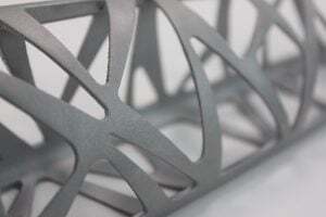 Scalmalloy aerospace bionic armrest